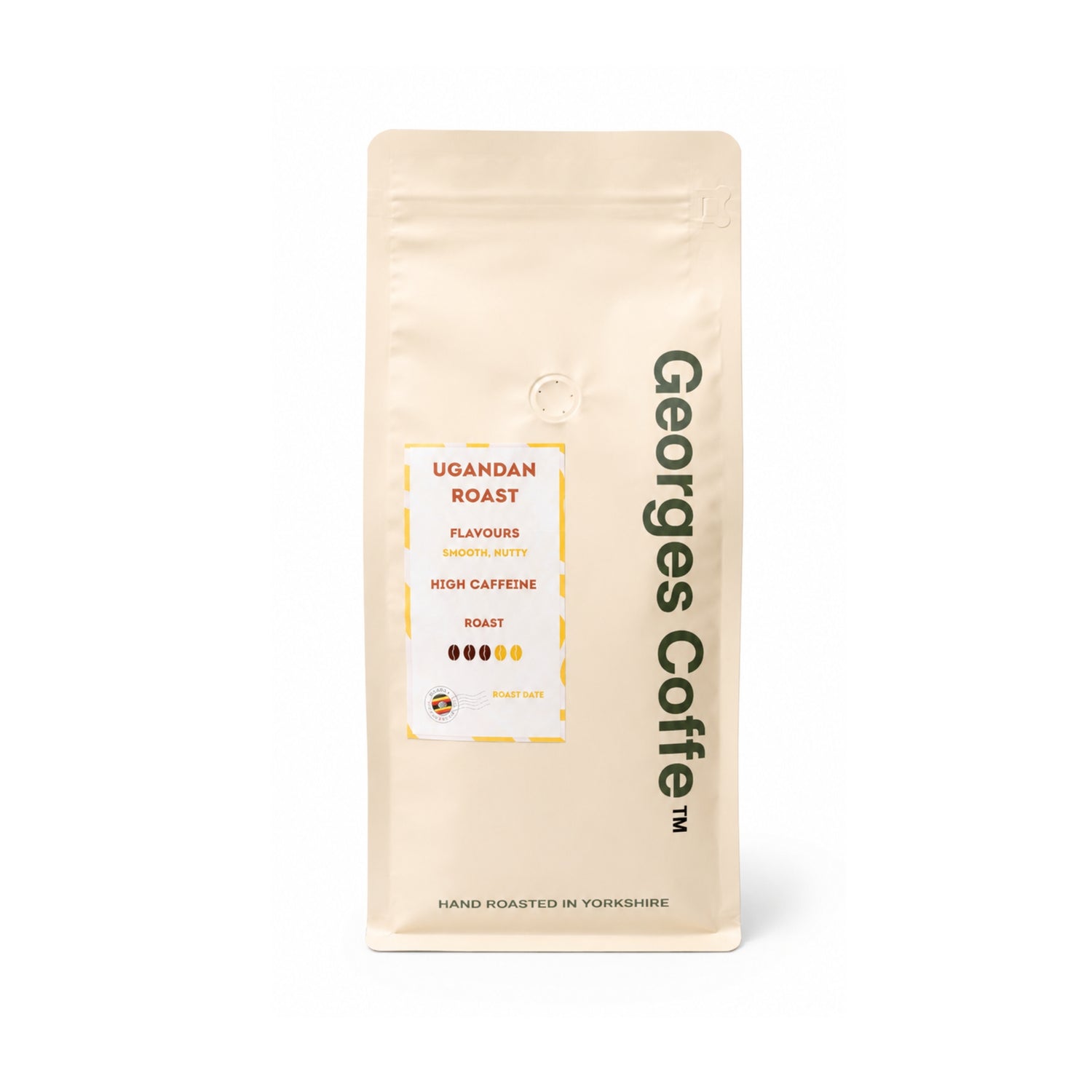 Georges Coffee - Ugandan - Medium Roast - Hand Roasted To Order - Smooth, Nutty