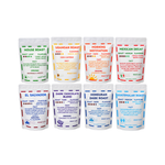 George's Coffee Starter Bundle: 8 x 100g bags of whole bean coffee, every roast from light to dark, hand roasted in Yorkshire